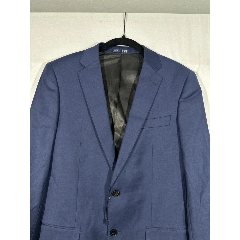 NEW Cavalli Class [ 48/42 ] Slim Fit Wool Suit‎ Jacket in Shinny Blue #U1903